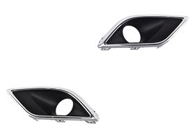 Par De Rejillas De Defensa Delanteras C/Hoyo P/Faro Filo Crom