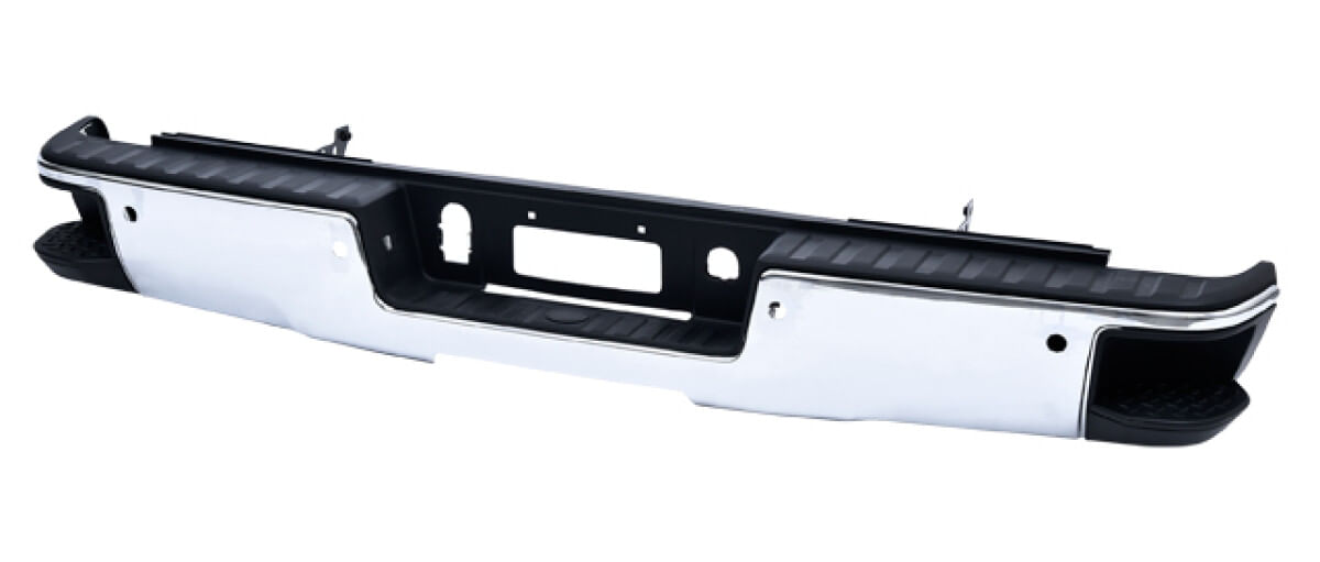 Defensa Trasera Con Hoyo Para Sensor Crom C/Hules