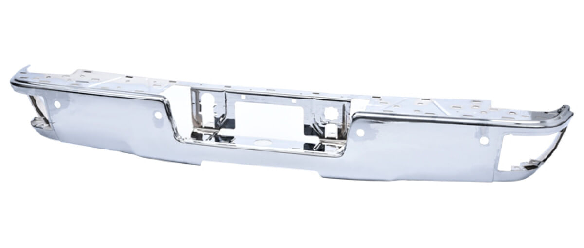 Defensa Trasera Con Hoyo Para Sensor Crom S/Hule