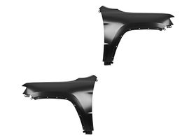 Par De Salpicaderas Delanteras Con Hoyo Para Moldura