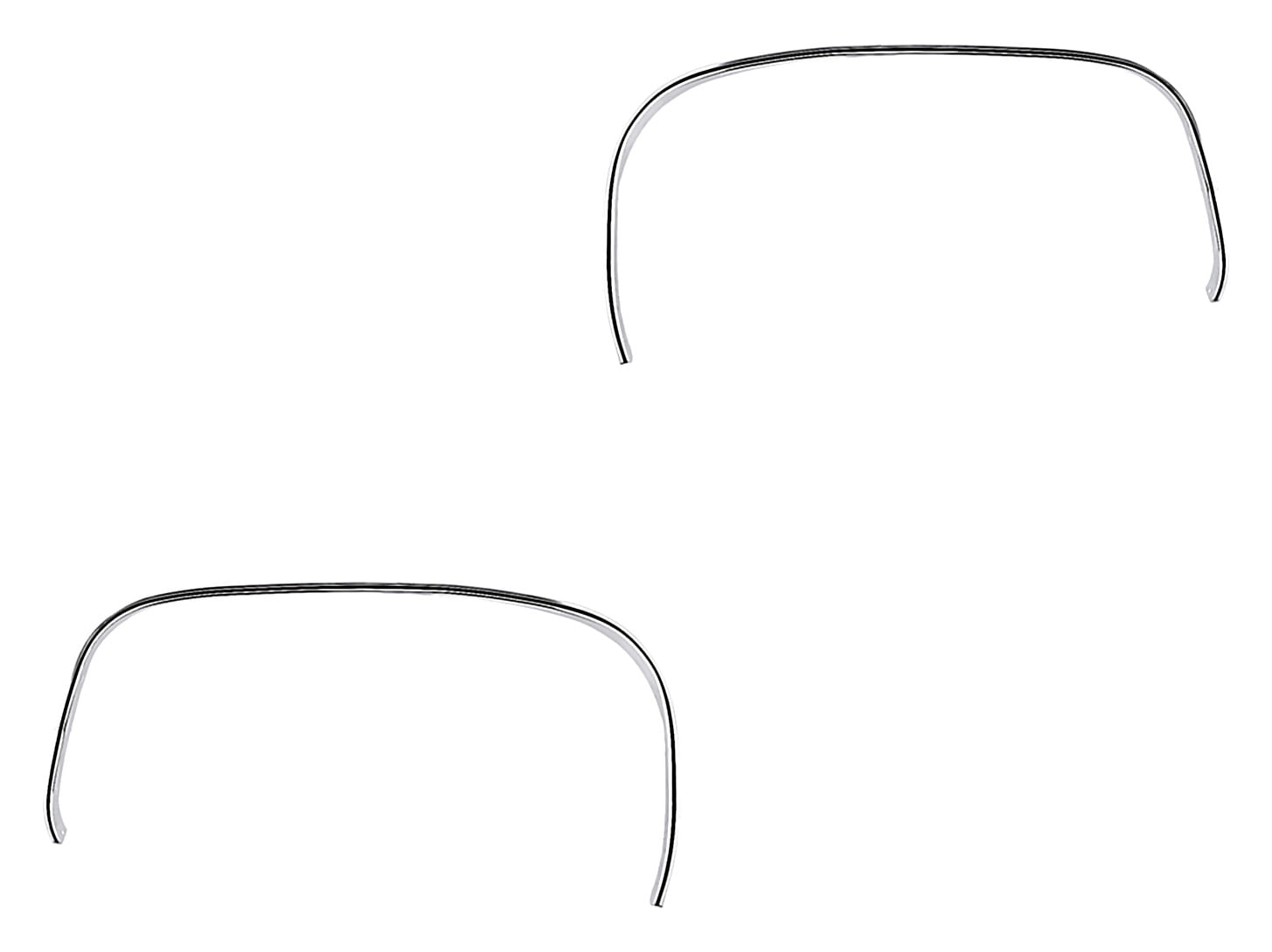 Par De Molduras De Arco Traseras