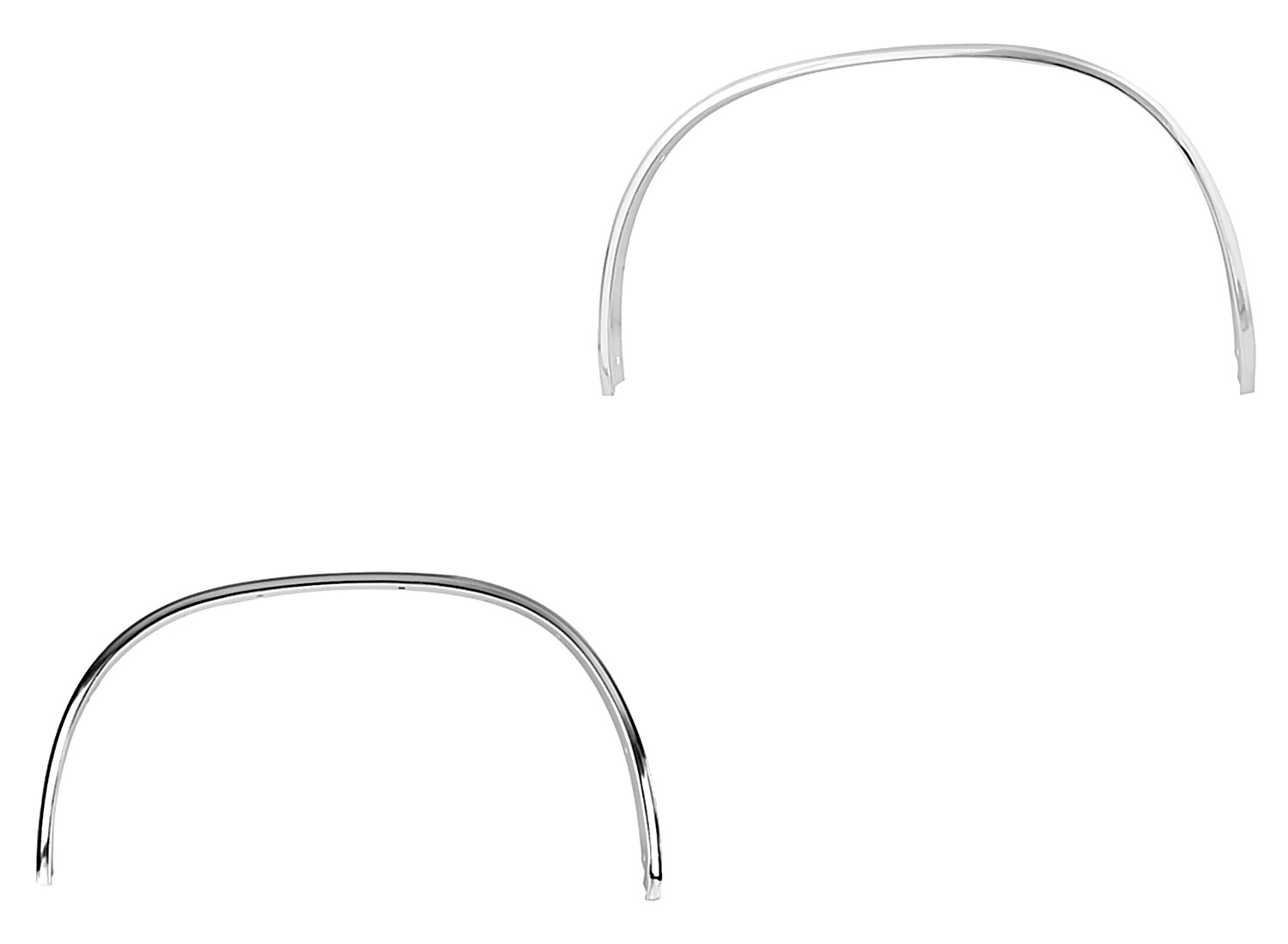 Par De Molduras De Arco Traseras