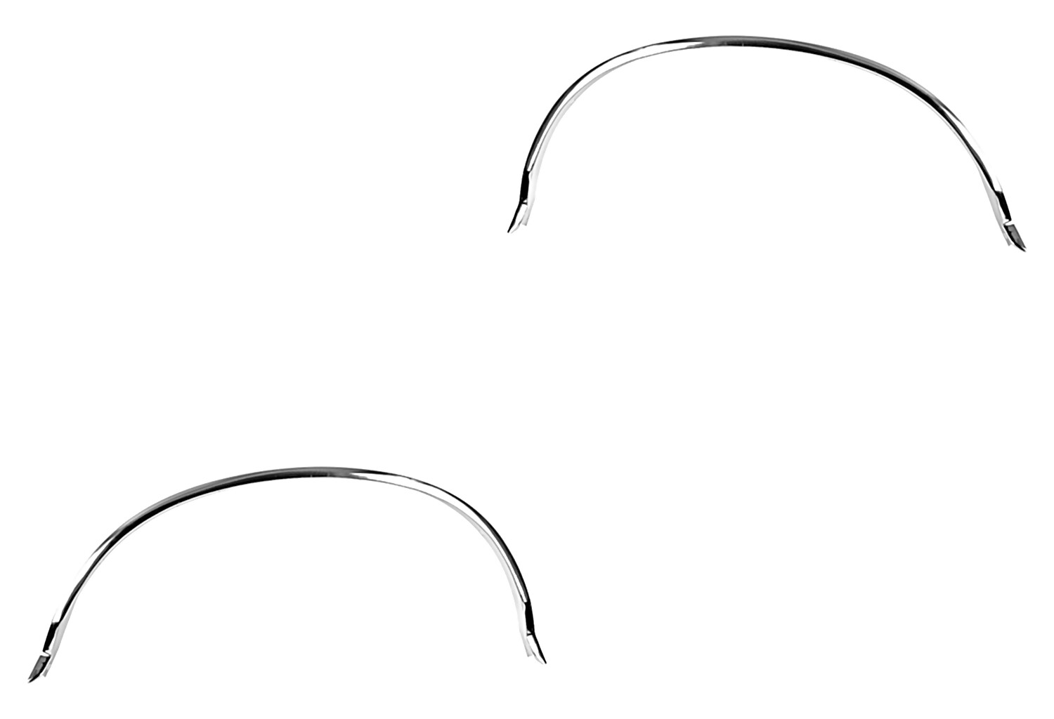 Par De Molduras De Arco Traseras