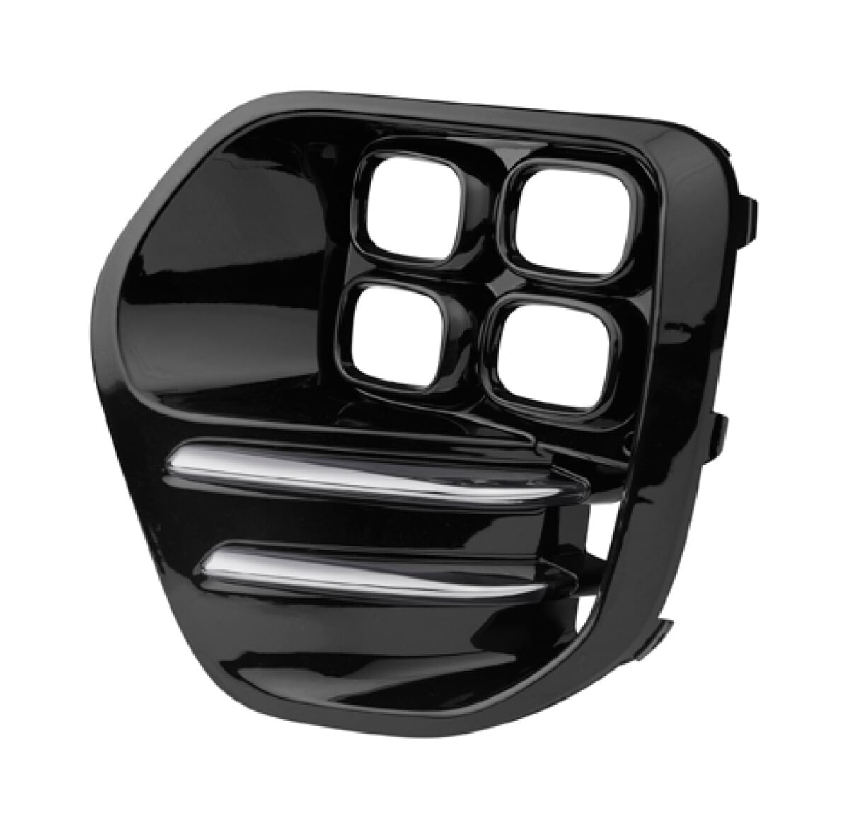 Rejilla Defensa Delantera Brillante Negra C/Hoyo P/Leds Lado Conductor