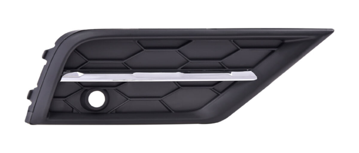Rejilla Defensa Delantera Superior Con Moldura Cromada C/Hoyo P/Sensor Lado Pasajero