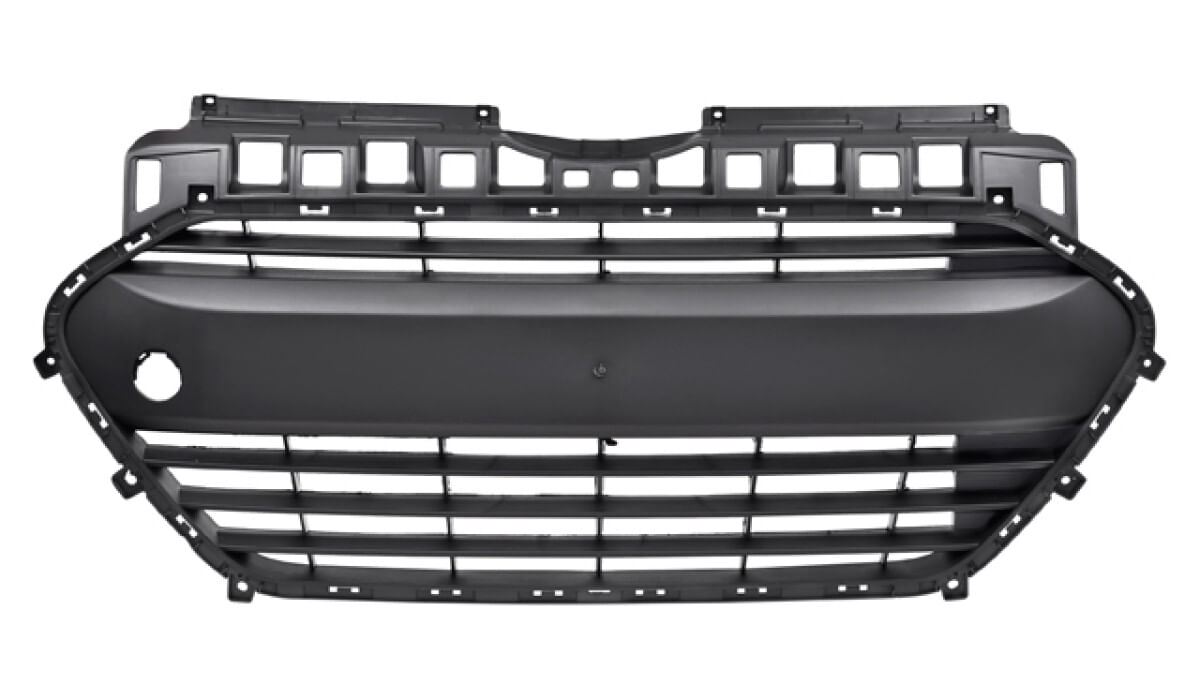 Rejilla Defensa Delantera Central Negra