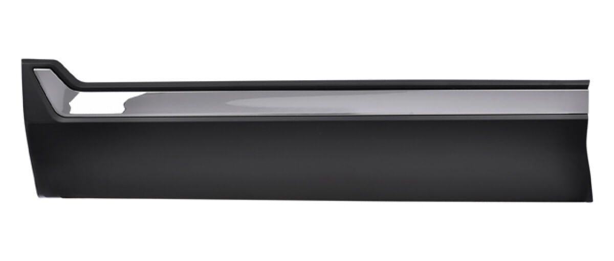 Moldura Para Puerta Delantera Inferior Corrug Con Moldura Cromada Lado Conductor