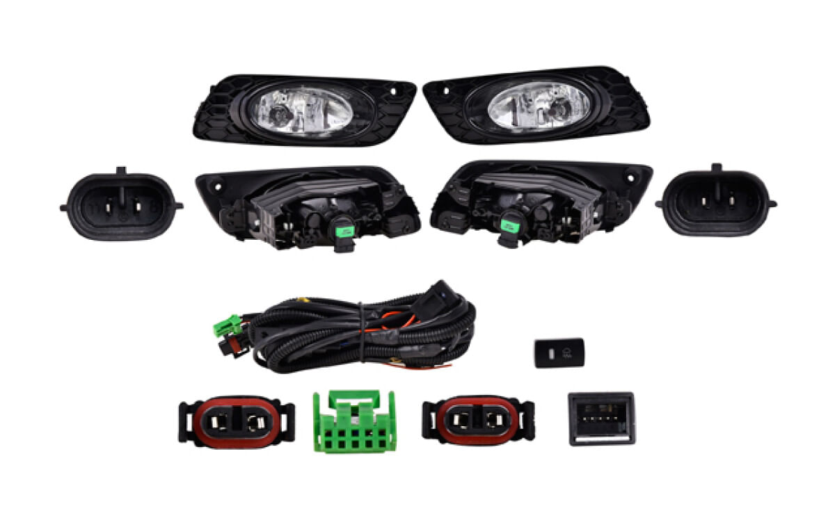 Juego De Faros Para Niebla Con Rejilla