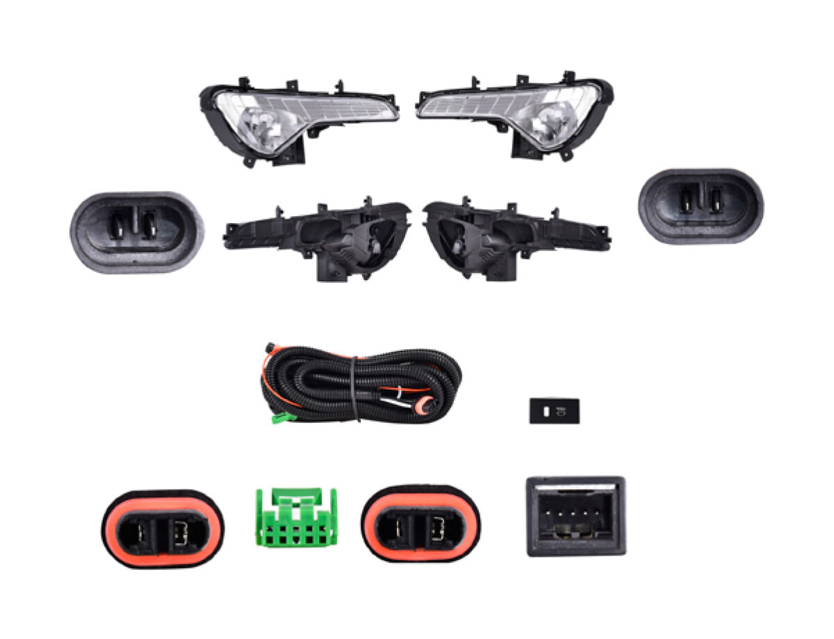 Juego De Faros Para Niebla Con Base
