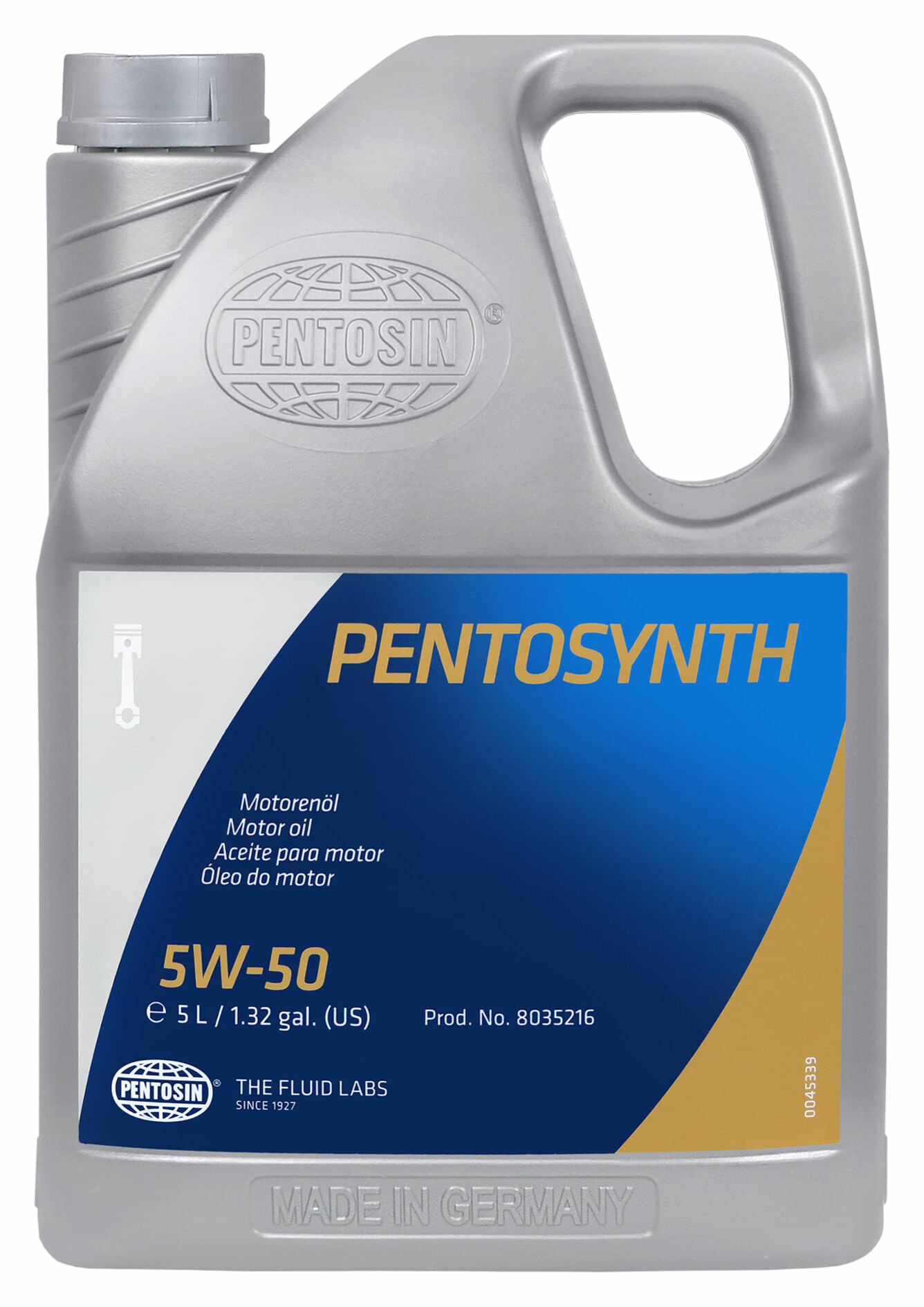 Aceite De Motor Sintético Pento Synth 5W50 5 Litros