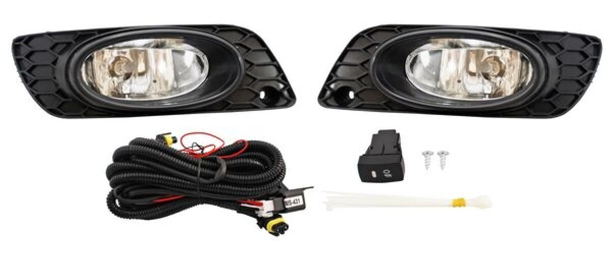 Juego De Faros Para Niebla Con Parrilla