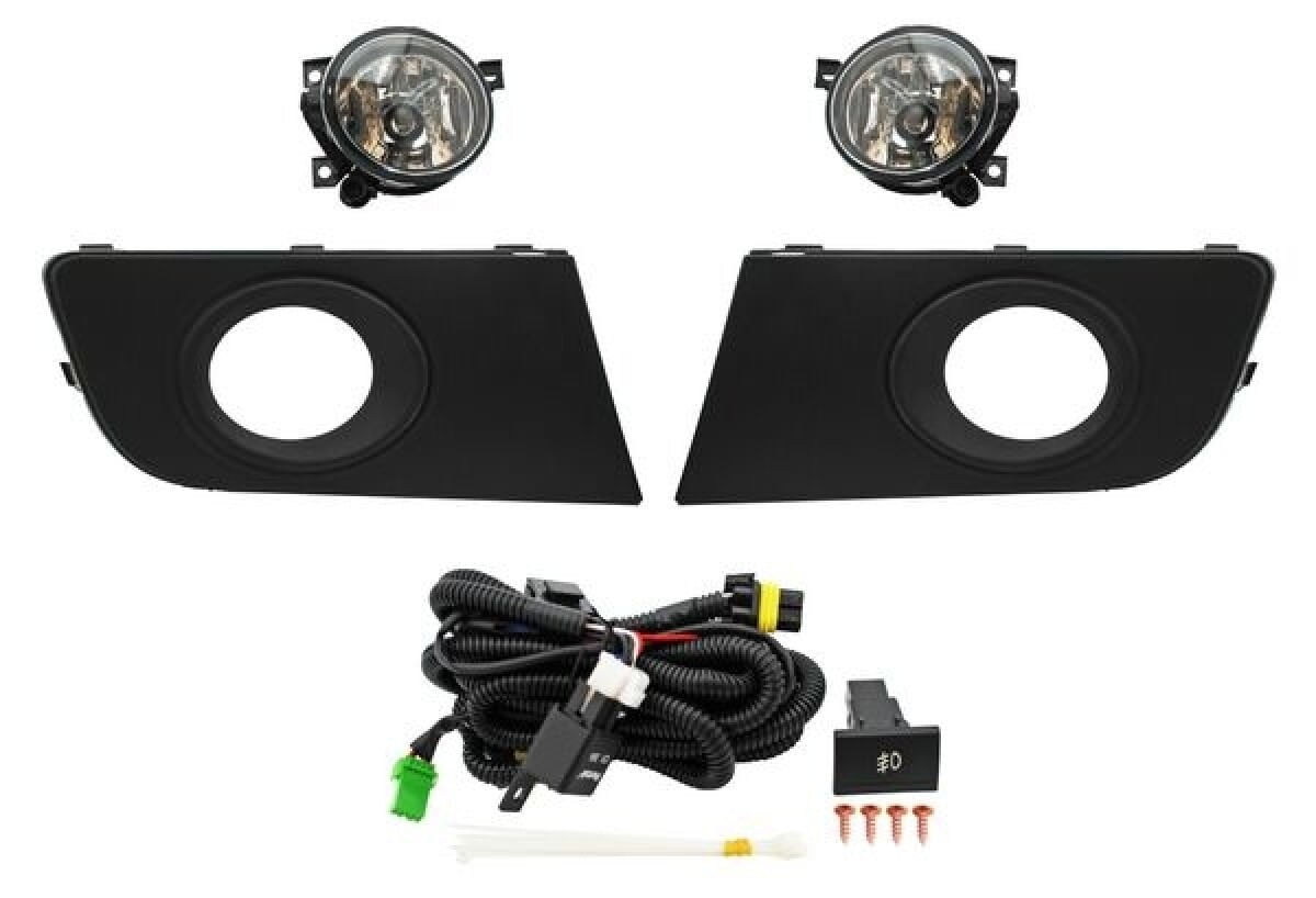 Juego De Faros Para Niebla Con Parrilla