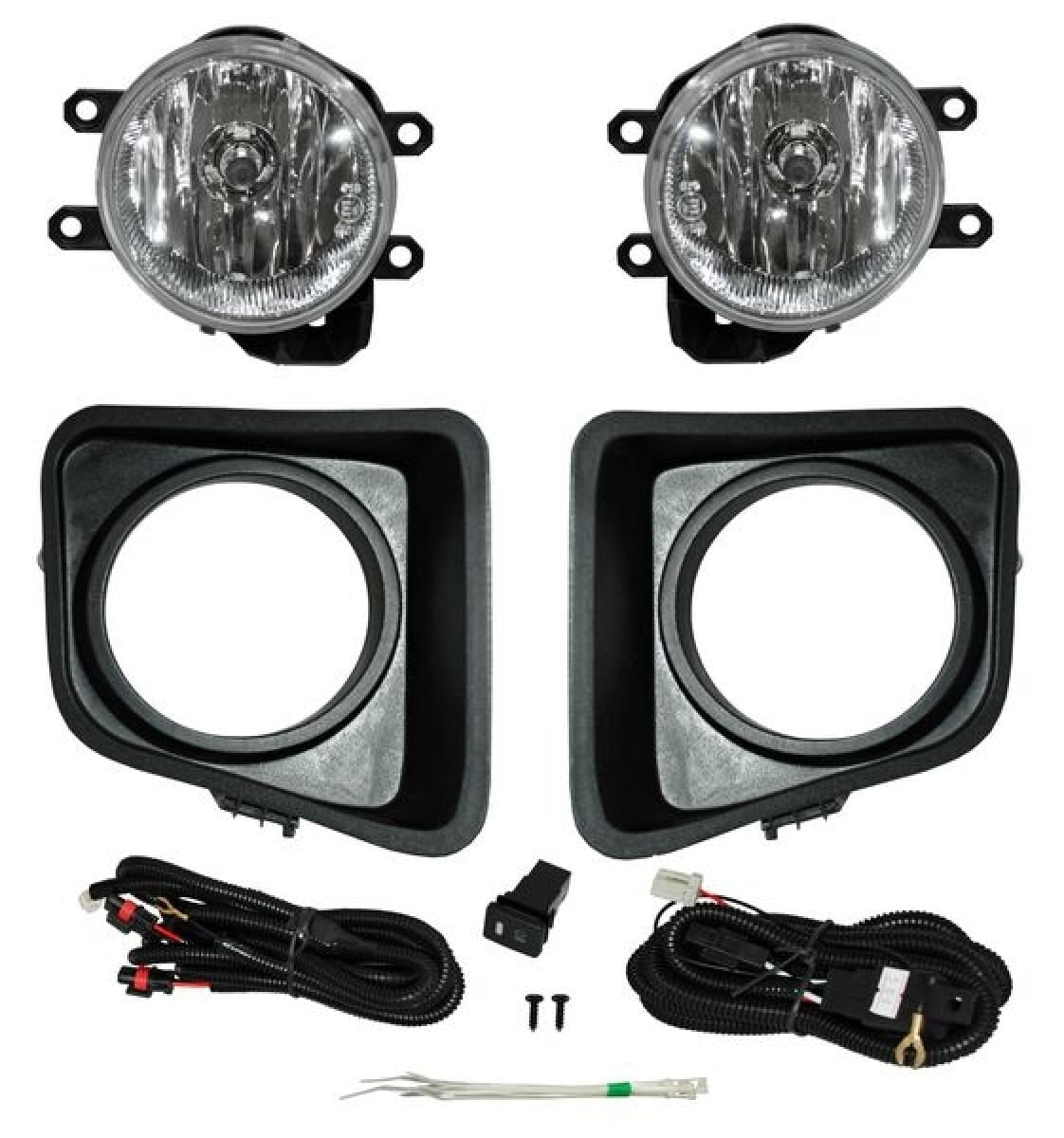 Juego De Faros Para Niebla Con Parrilla