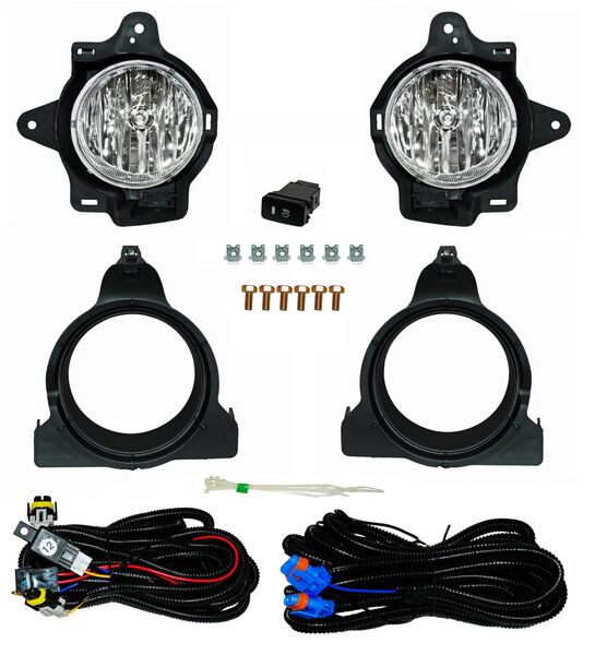 Juego De Faros Para Niebla Con Bases