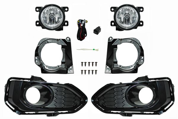 Juego De Faros Para Niebla Con Parrilla