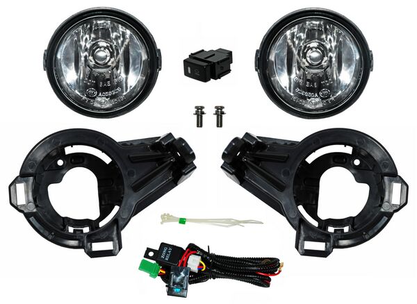 Juego De Faros Para Niebla Con Base