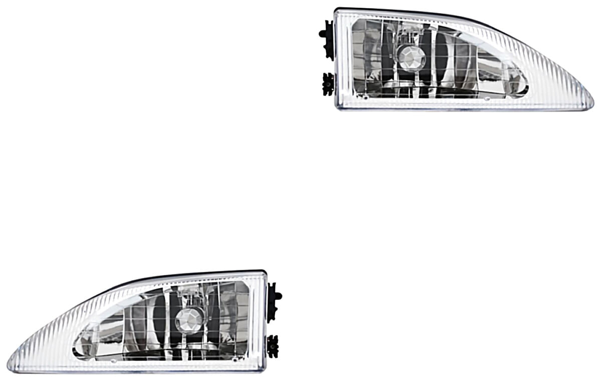 Par De Faros Transparente Con Ajuste