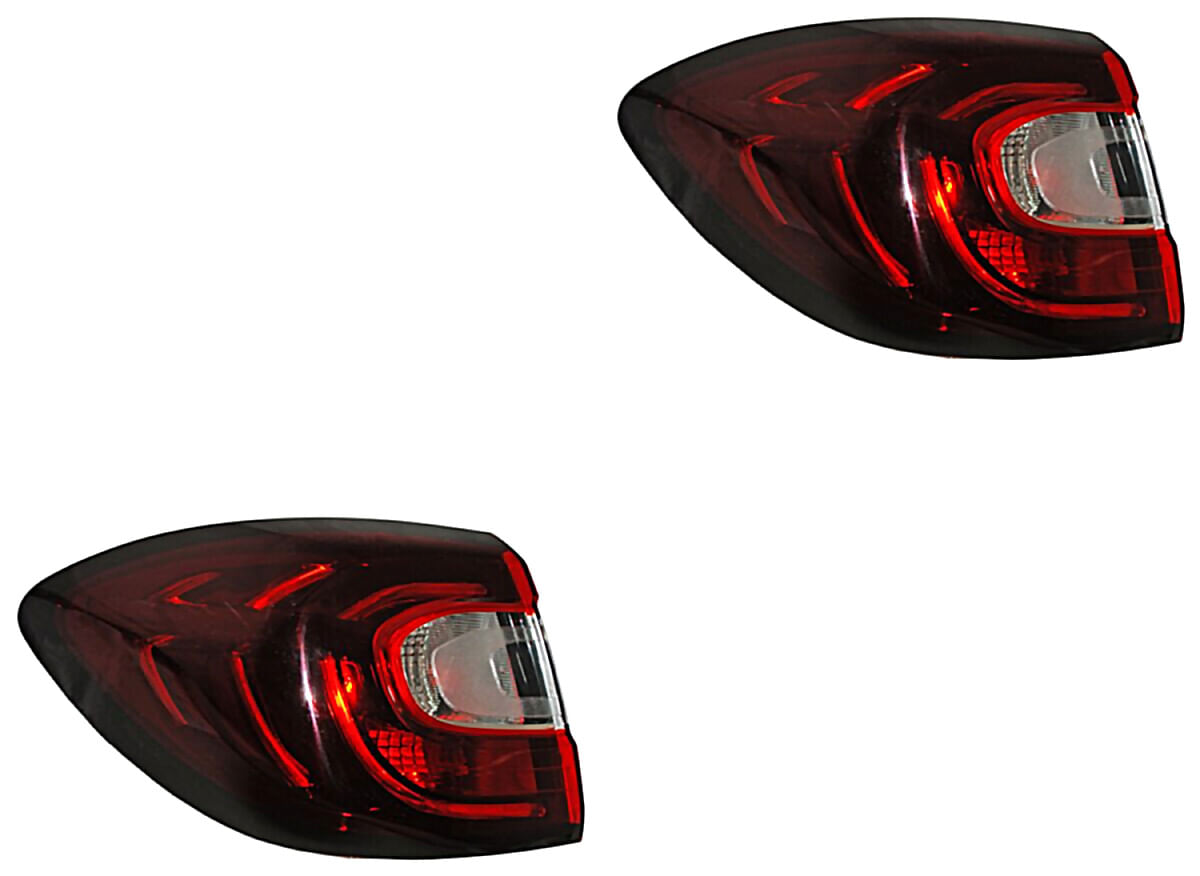 Par De Calaveras Exterior Leds
