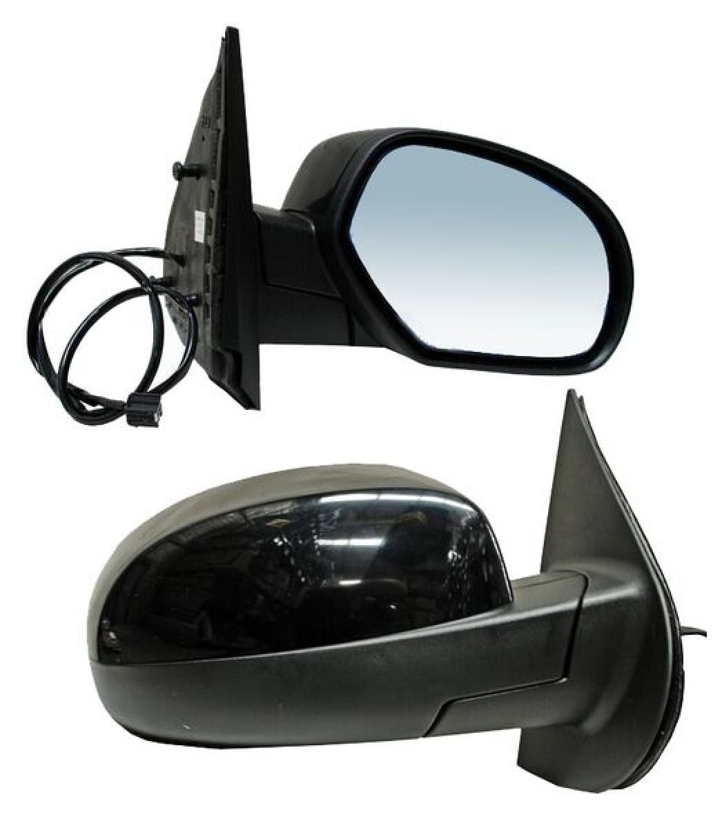 Espejo Liso Negro Eléctrico Lado Pasajero