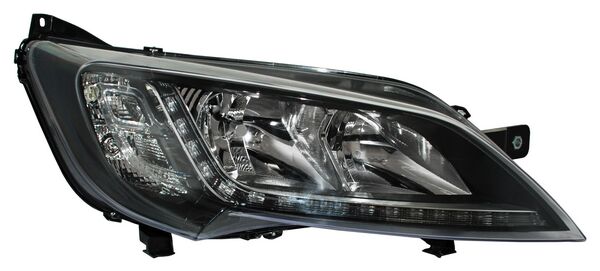 Faro Fondo Negro Con Luz De Día Con Motor Lado Pasajero