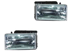 Par De Faros Con Base