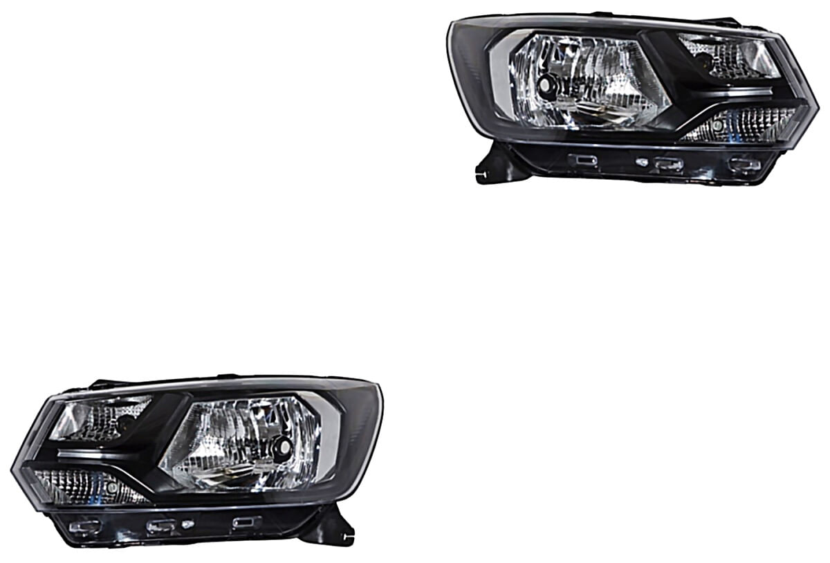 Par De Faros Filo Negro