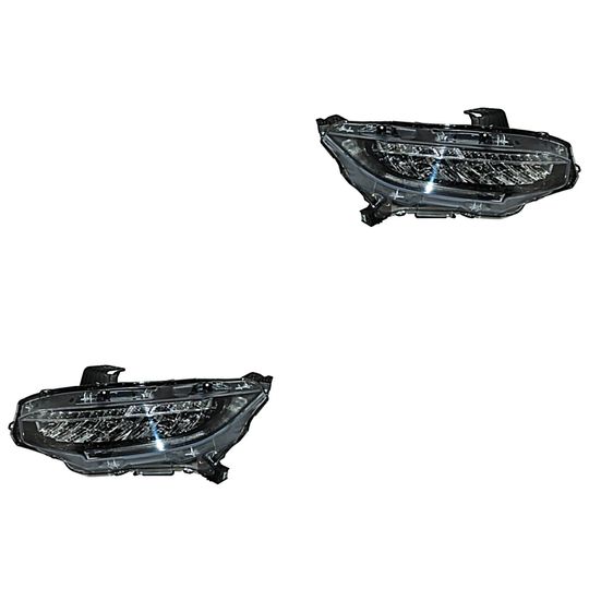tyc-par-de-faros-con-leds-honda-civic-2017-2018-civic-0