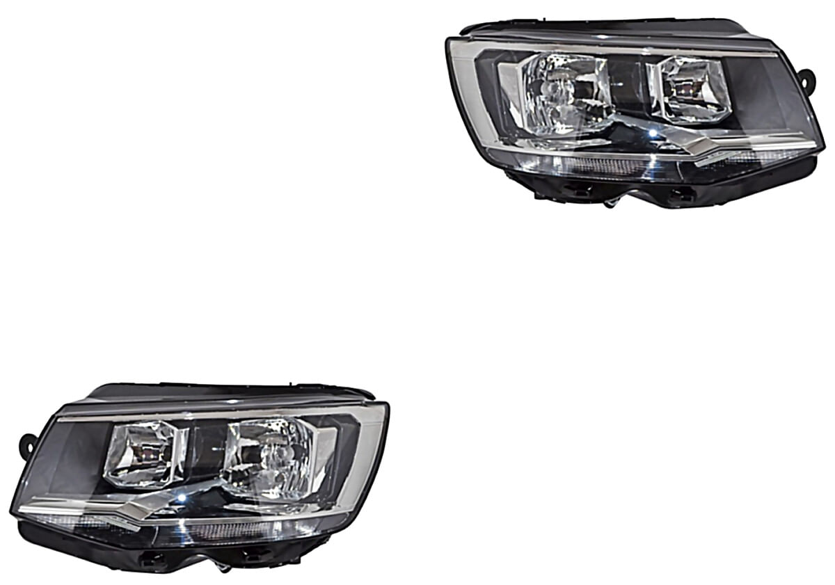 Par De Faros Filo Cromado