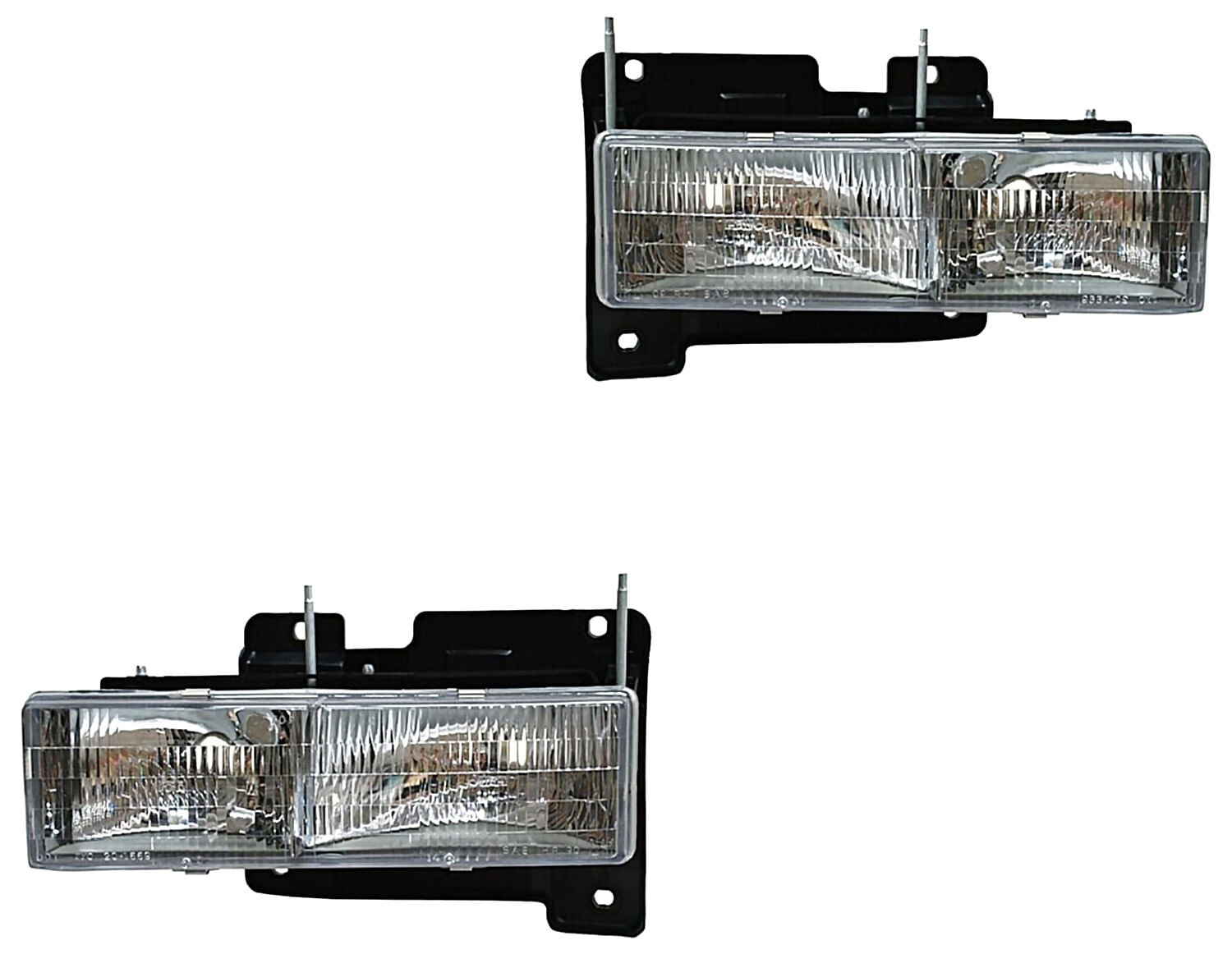 Par De Faros Con Base