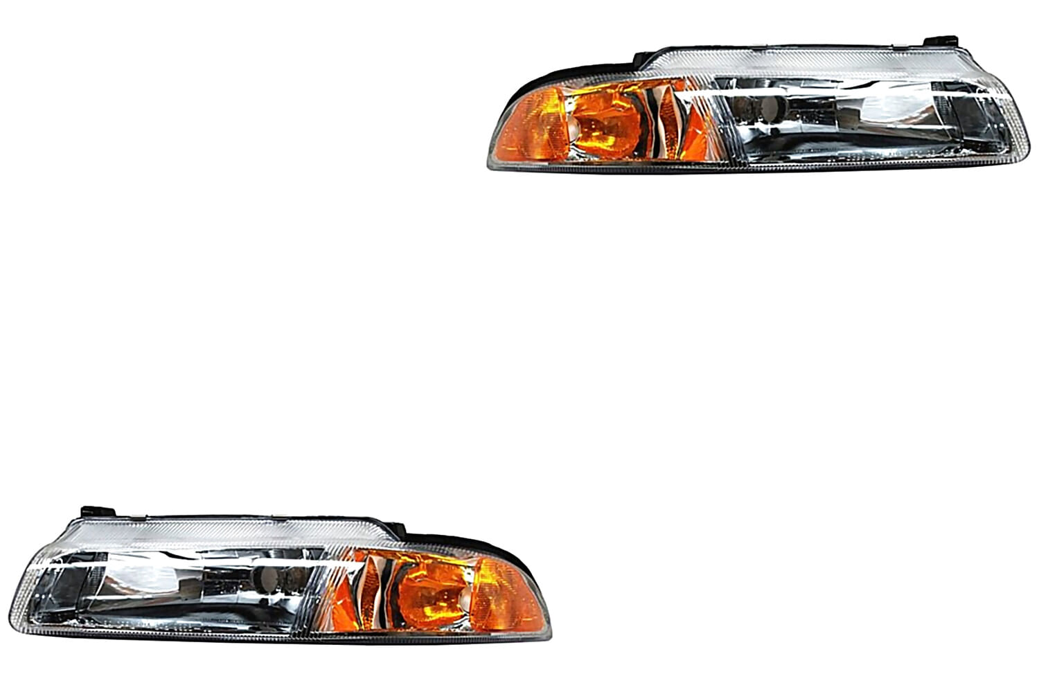 Par De Faros Liso Con Ajuste