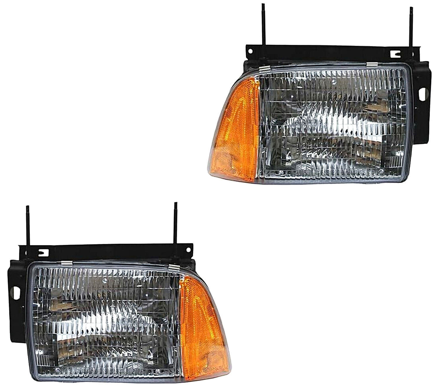 Par De Faros Con Base