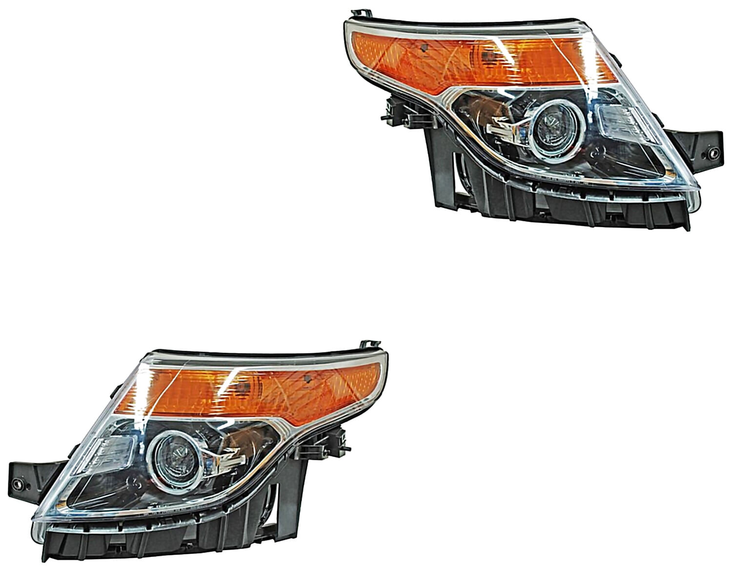 Par De Faros Filo Cromado