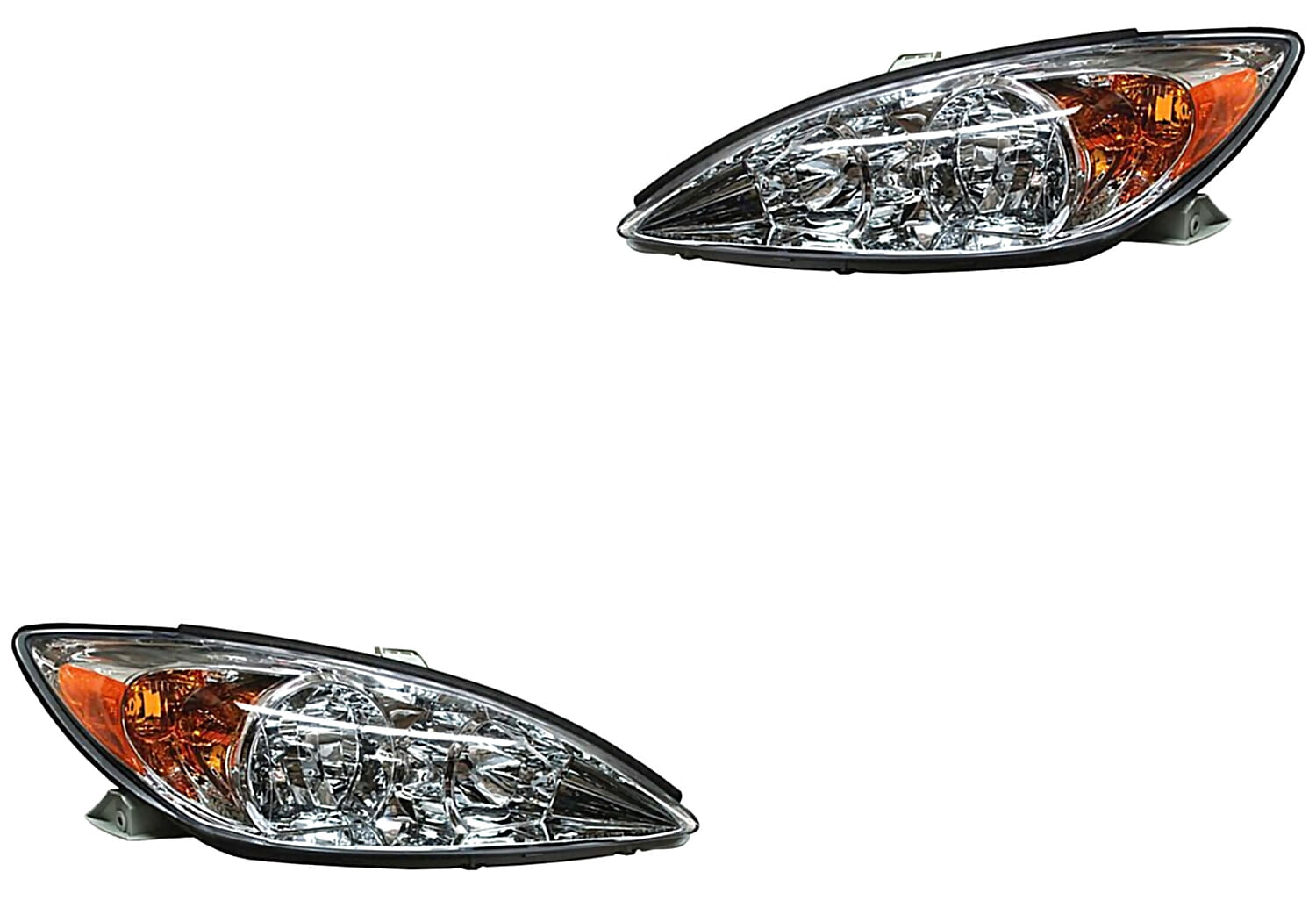 Par De Faros Fondo Cromado