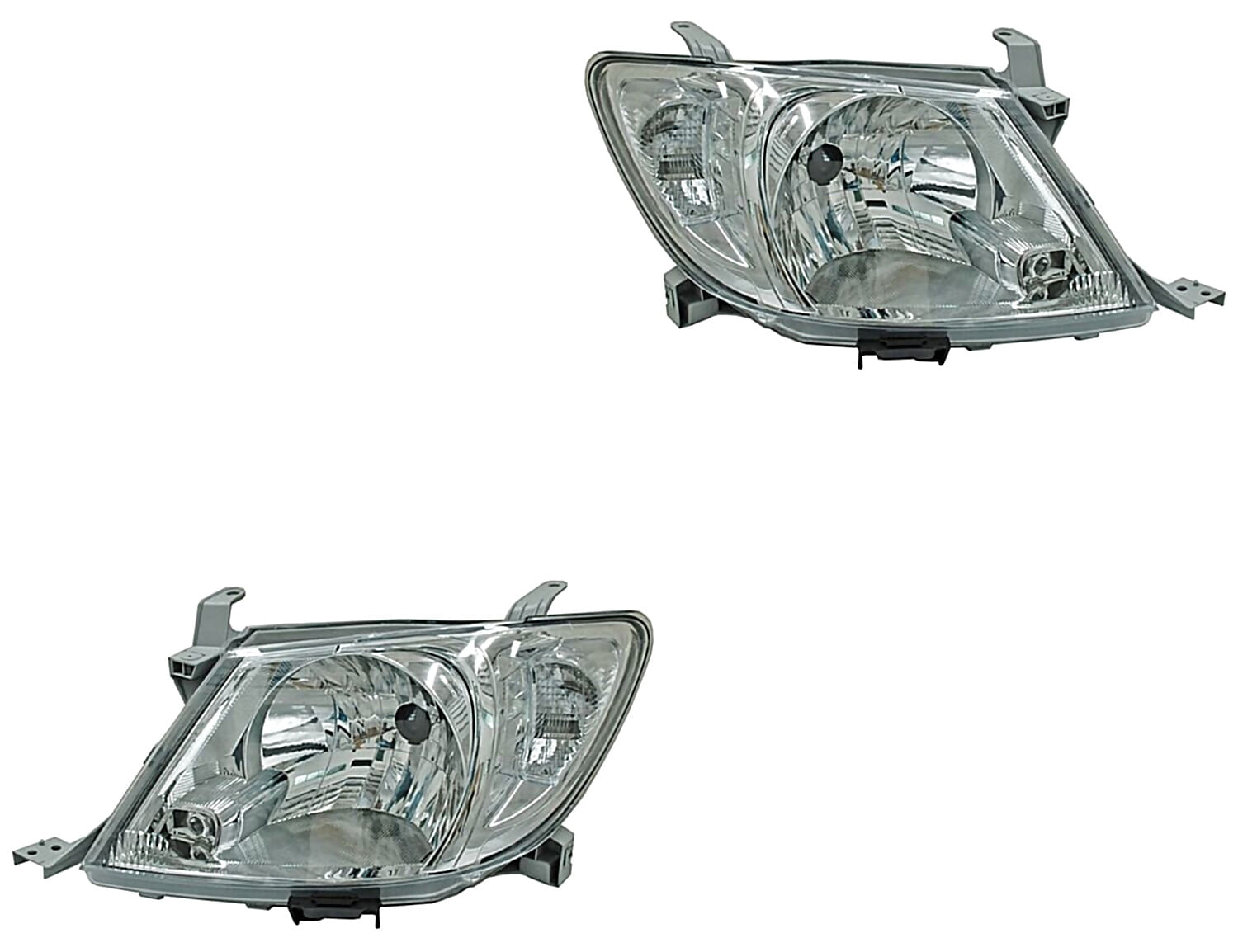 Par De Faros Con Cuarto Blanco