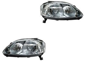 Par De Faros Fondo Cromado