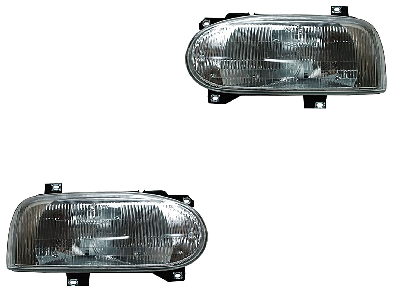 Par De Faros Con Base