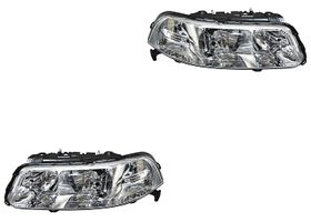 Par De Faros Fondo Cromado