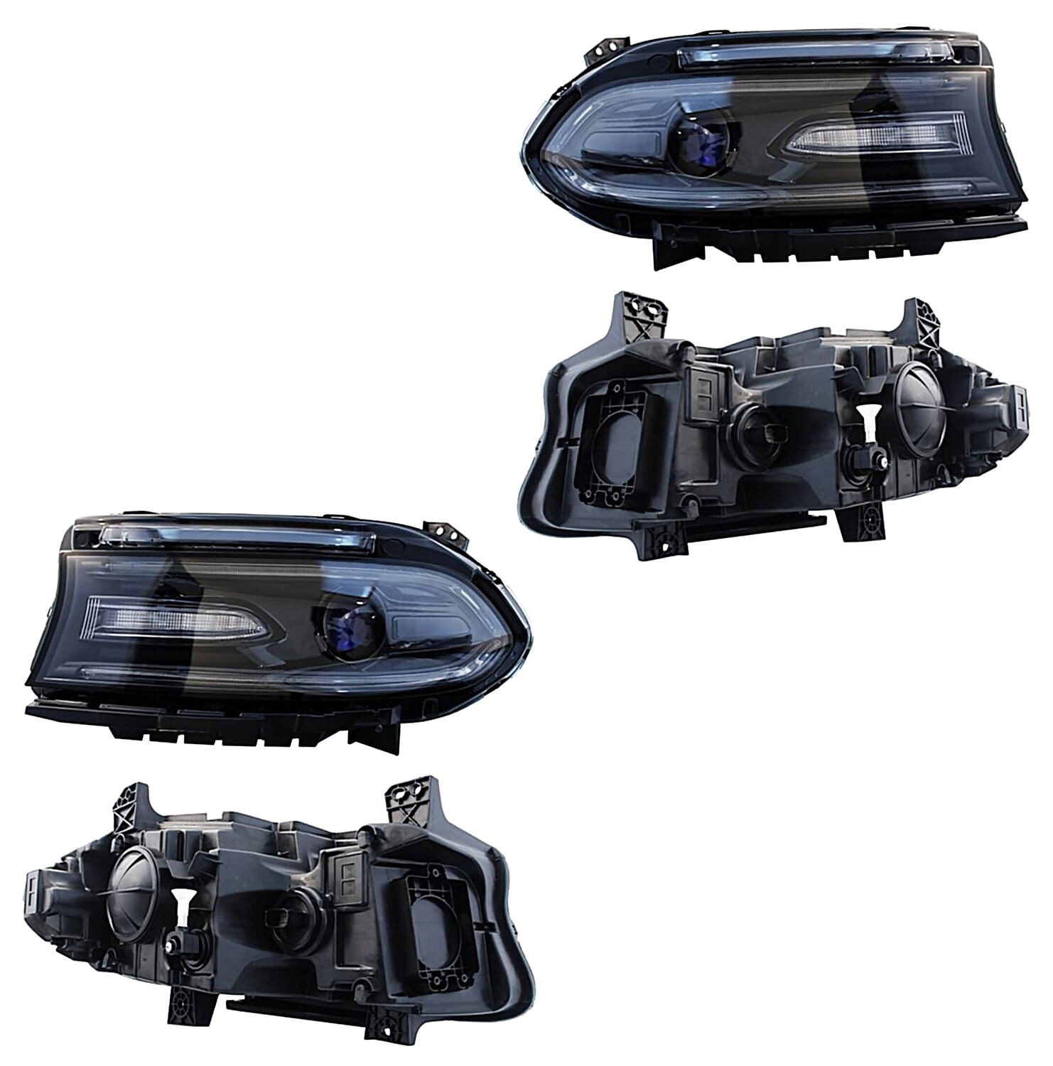 Par De Faros Con Leds