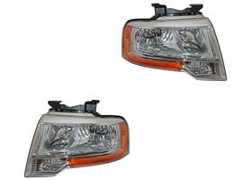Par De Faros Fondo Cromado