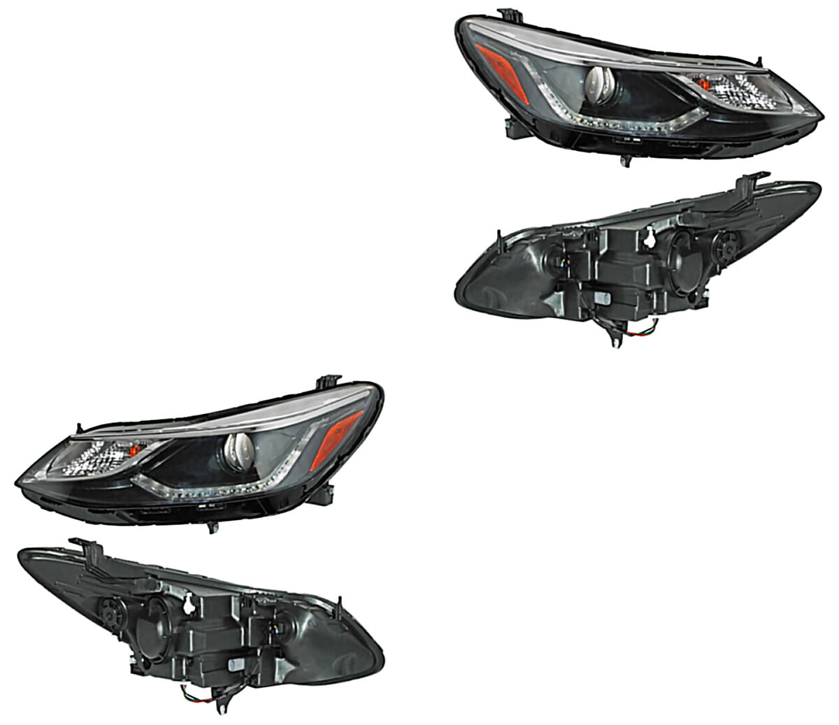 Par De Faros Con Leds