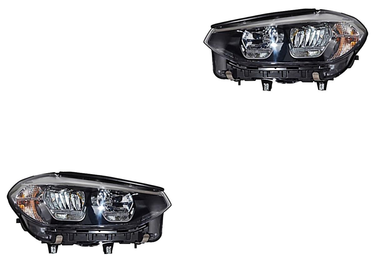 Par De Faros Con Leds Con Motor