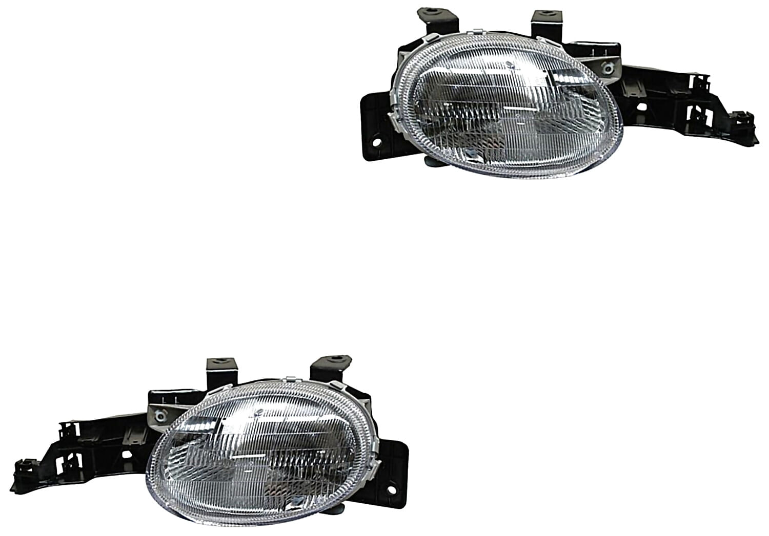 Par De Faros Con Base