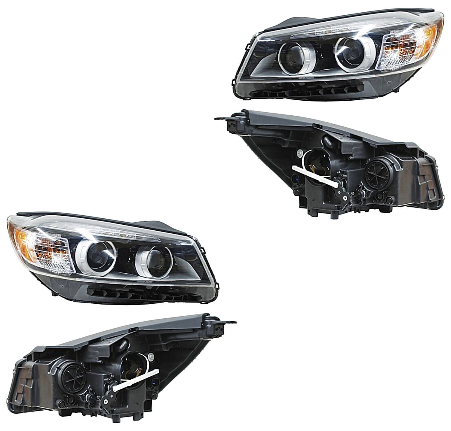 Par De Faros Con Leds Con Luz De Día