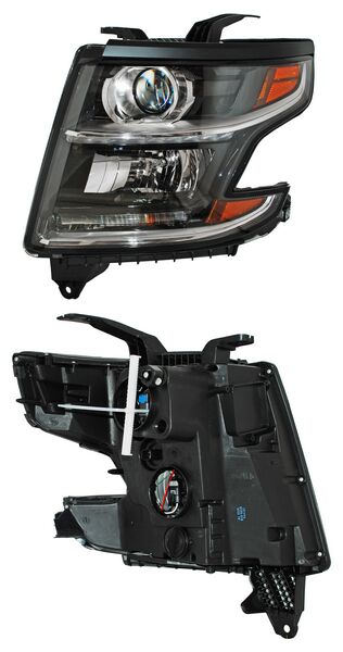 Faro Superior Con Moldura Negra Lado Conductor