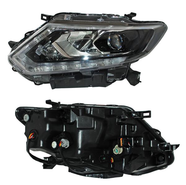 Faro Con Leds Con Lupa Con Motor Lado Conductor