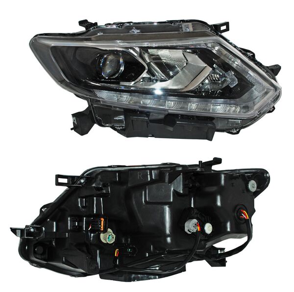 Faro Con Leds Con Lupa Con Motor Lado Pasajero