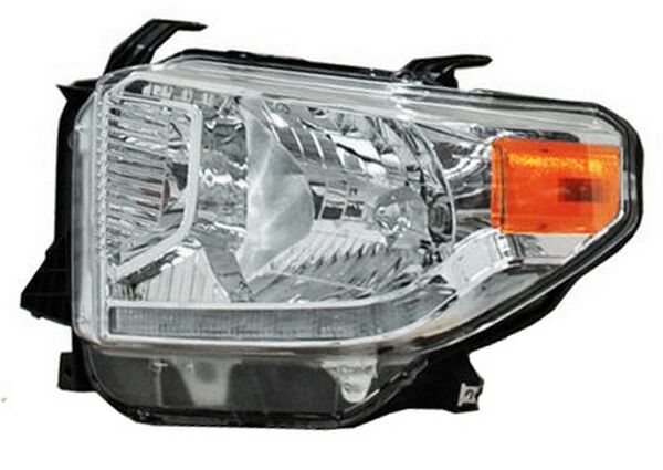 Faro Fondo Cromado Con Leds Con Motor Lado Conductor