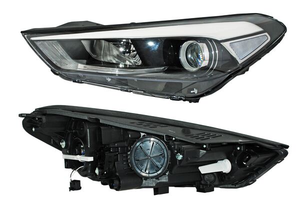 Faro Con Leds Con Motor Lado Conductor