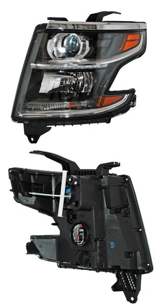 Faro Superior Con Moldura Cromada Lado Conductor