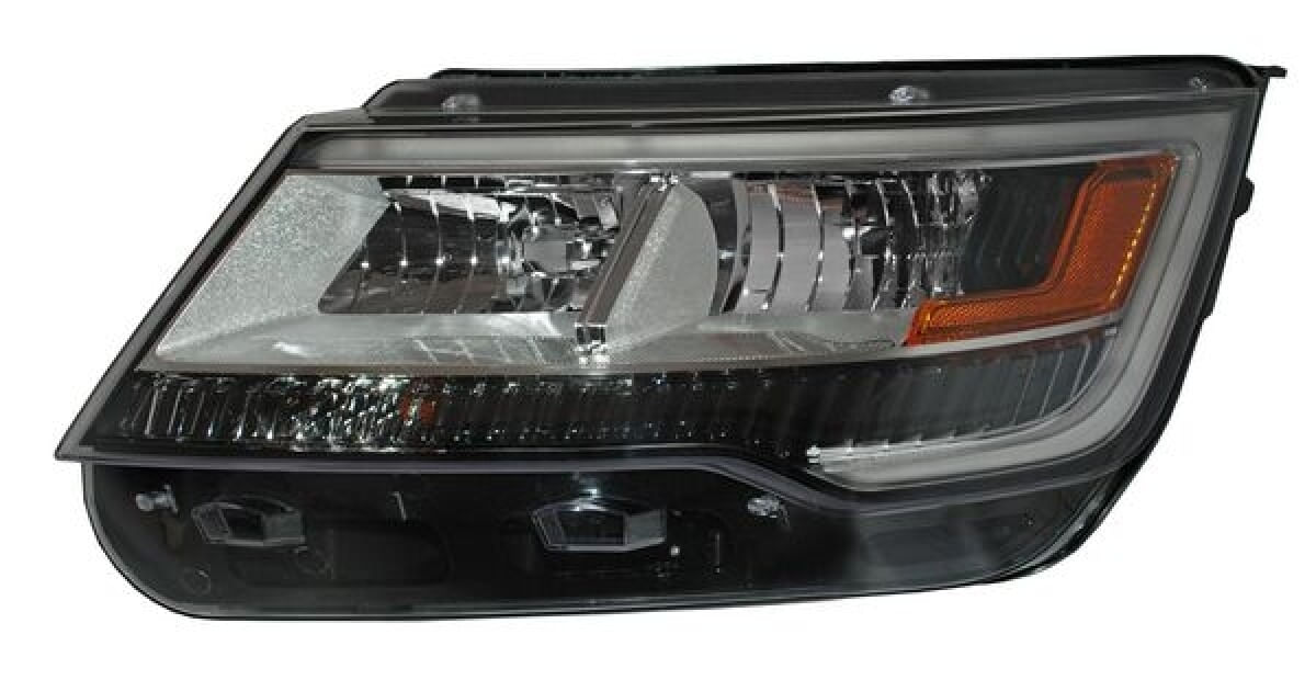 Faro Fondo Cromado Con Leds Lado Conductor